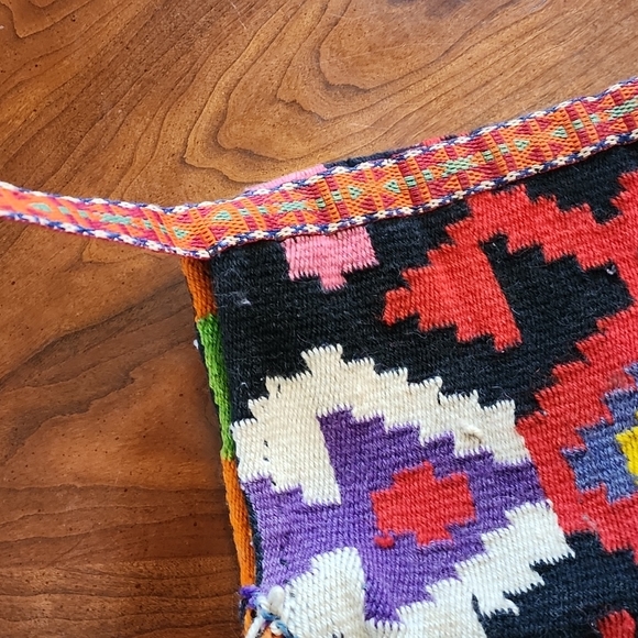 VINTAGE handmade woven bag - Picture 5 of 12